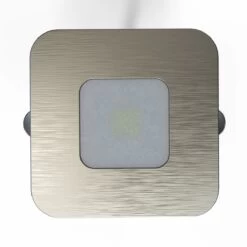 Square 10 X LED Plinth Light Kit In Natural White LED - 4000K -LED Downlights Store pl 1w sq nw packs single 2 compressed 2