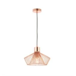 Gabbia Pendant Light, Polished Copper
