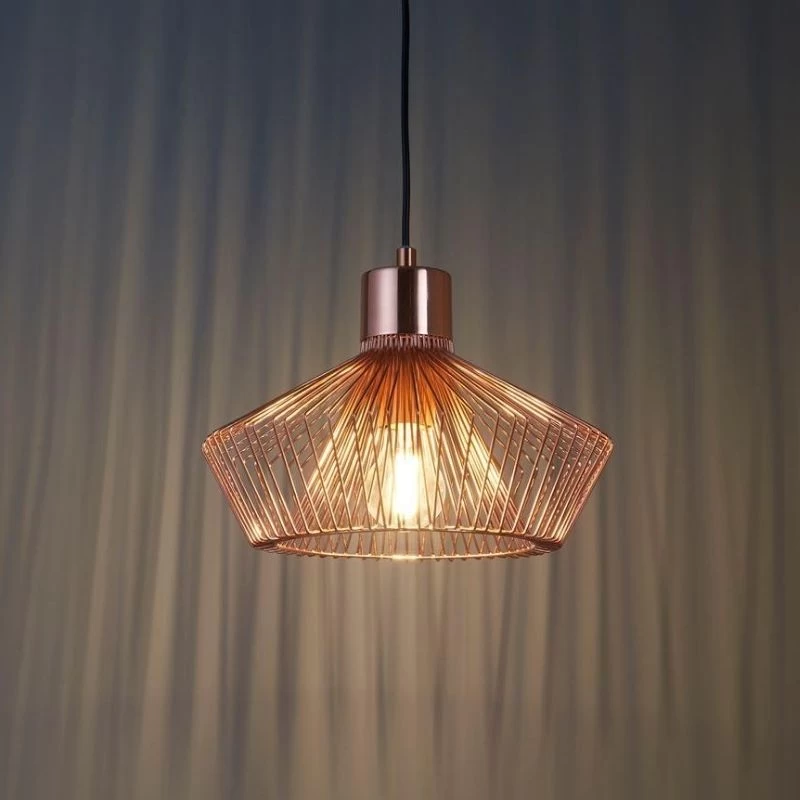 Gabbia Pendant Light, Polished Copper 2 Gabbia Pendant Light, Polished Copper - Image 2
