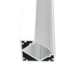 Pack Of 3 Corner Aluminium LED Profiles, 2M - Angled 45 Degree -LED Downlights Store pro cor 2m product camera 3 compressed