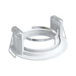Pack Of 50 Fixed, GU10, Die Cast Downlight With A White Bezel 13 Pack Of 50 Fixed, GU10, Die Cast Downlight With A White Bezel -LED Downlights Store push fit clips on a white bezel 2