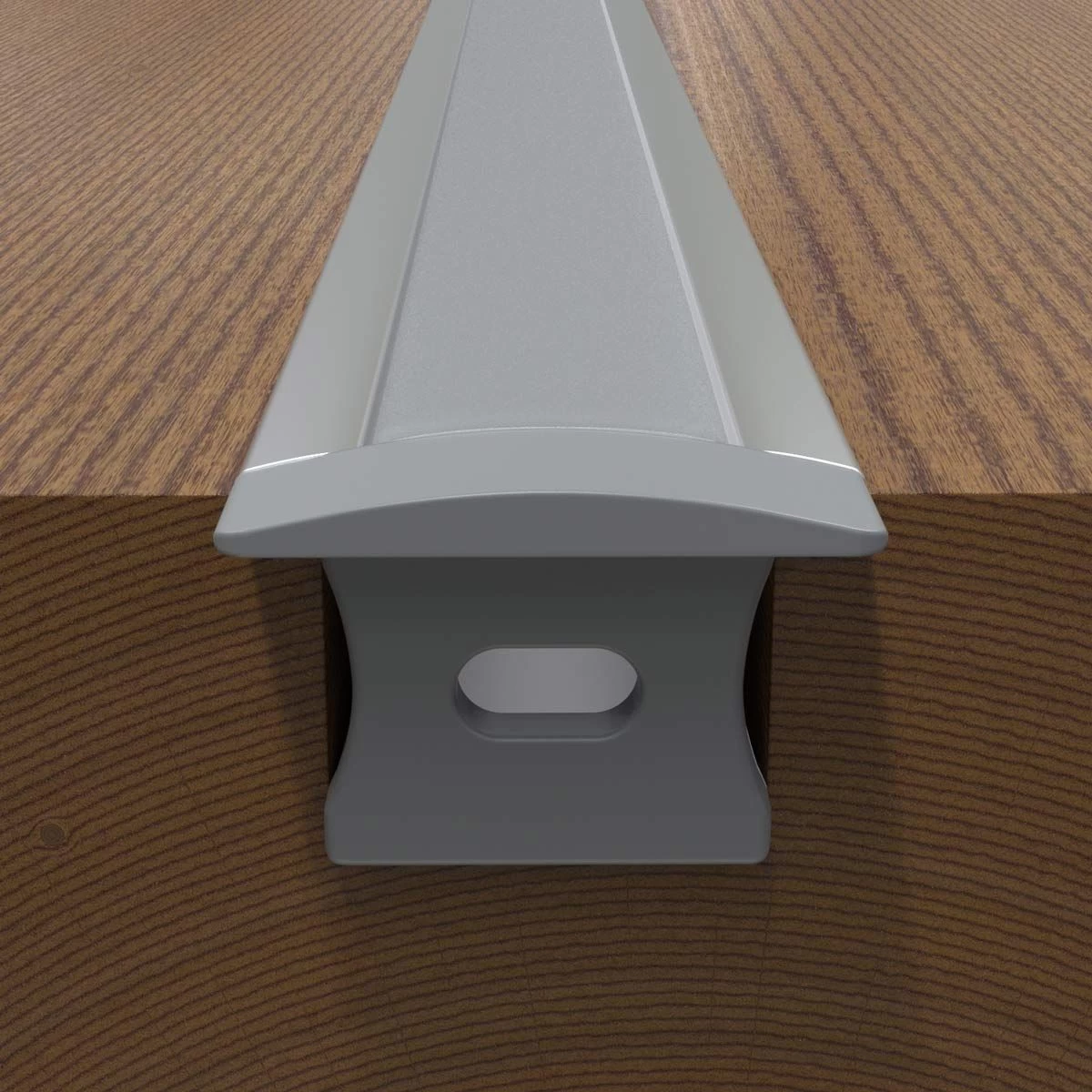 2m Recessed Mounted Aluminium LED Profile (Extrusion) - Image 5