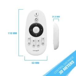LED Dimmer Controller And Remote - 4 Channel -LED Downlights Store remote control dimmer dimensions