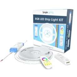 RGB, Colour Changing LED Strip Lighting Kit, 1-10m Long 9 RGB, Colour Changing LED Strip Lighting Kit, 1-10m Long -LED Downlights Store rgb led strip light kit with box 2 camera 3 compressed
