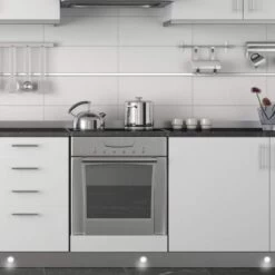 Round 4 X LED Plinth Light Kit With LED Driver, 4000K Natural White