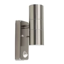 Twin Up/Down IP44 Outdoor PIR Sensor Wall Light