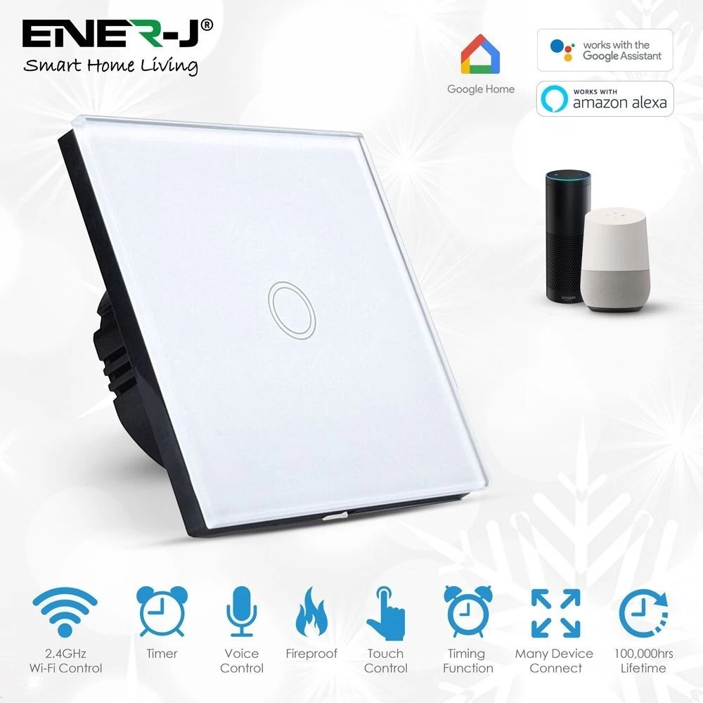 1 Gang Smart WiFi Touch Switch 2 1 Gang Smart WiFi Touch Switch - Image 2