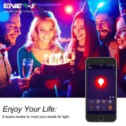 Pack Of 3 Smart WiFi 9W Colour Changing LED Bulb -LED Downlights Store sha5262 8 scene mode 1