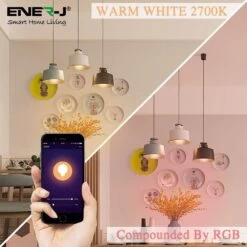 9W Smart WiFi Colour Changing LED Bulb -LED Downlights Store sha5262 colour temperature