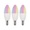 Pack Of 3 Smart LED 4.5w Candle Bulb
