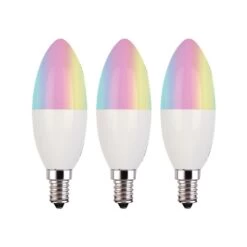 Pack Of 3 Smart LED 4.5w Candle Bulb