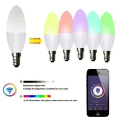 Pack Of 3 Smart LED 4.5w Candle Bulb -LED Downlights Store sha5287 2 1000px 1