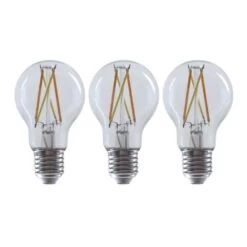 Pack Of 3 CCT Changing Smart LED Dimmable Filament Bulb
