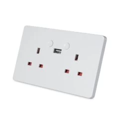 Smart WiFi Double Socket With USB