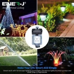IP55 Outdoor Smart WiFi Socket -LED Downlights Store sha5303 7 1000px