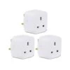 Pack Of 3 Smart 13A Mini Square Plugs