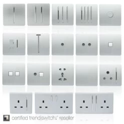 Trendi 1 Gang Intermediate Artistic Modern Glossy Screwless 10 Amp Rocker Light Switch Silver 9 Trendi 1 Gang Intermediate Artistic Modern Glossy Screwless 10 Amp Rocker Light Switch Silver -LED Downlights Store si multi 1000x1000 4