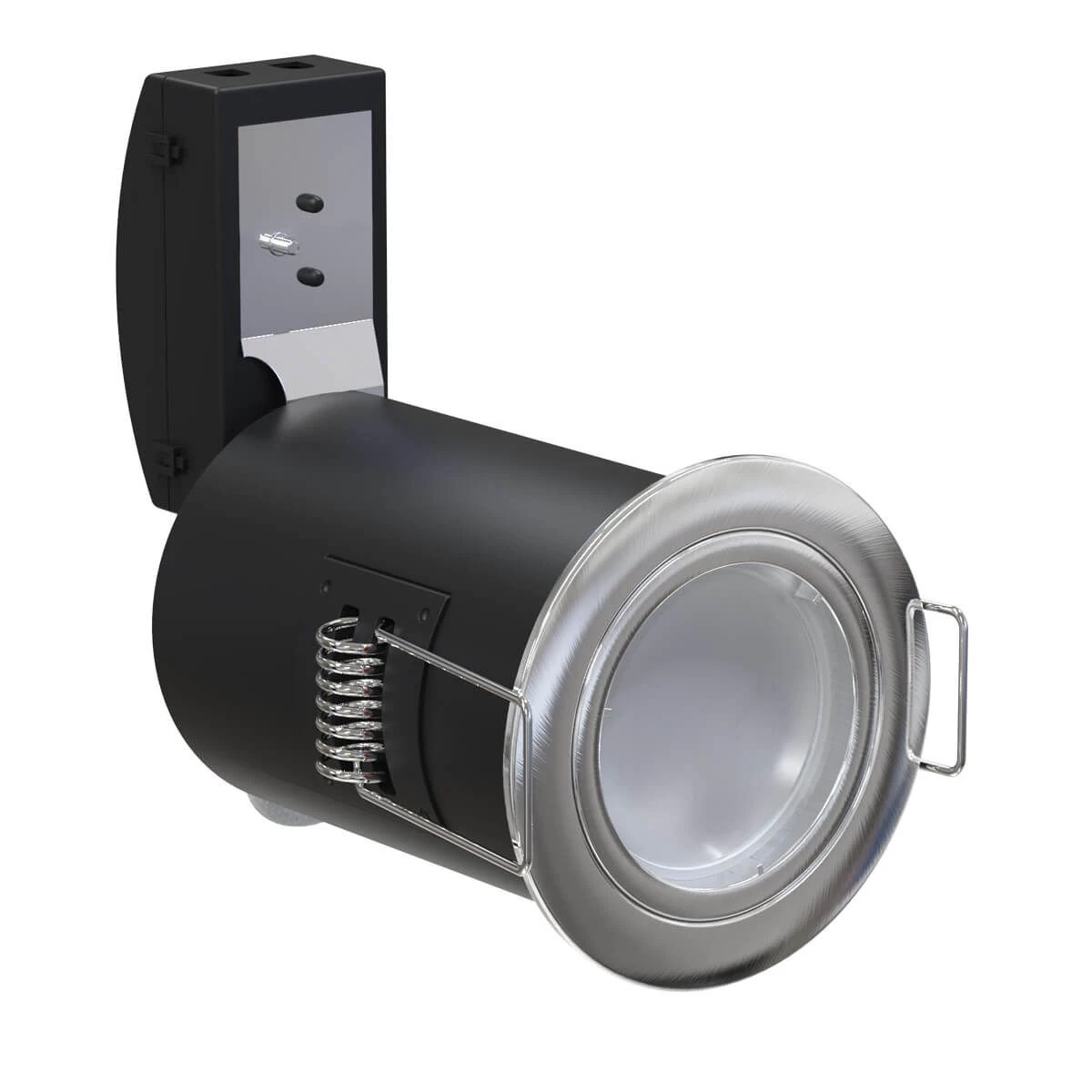 Pack Of 10 Fixed GU10 Fire Rated Downlights In A Brushed Chrome Finish 11 Pack Of 10 Fixed GU10 Fire Rated Downlights In A Brushed Chrome Finish - Image 11