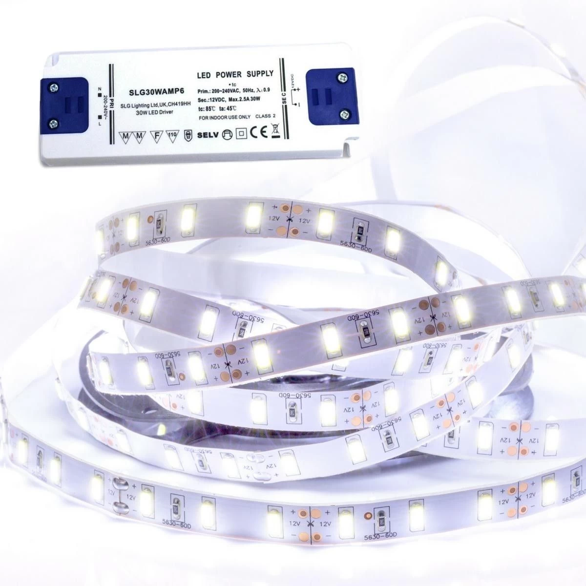 LED Tape Kit, Cool, Warm & Natural White 1 To 6 Metres 1 LED Tape Kit, Cool, Warm & Natural White 1 To 6 Metres
