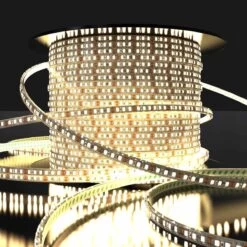 10w, IP65 Warm White LED Tape 120 LEDs Per Metre - 3000K