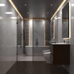 10w, IP65 Warm White LED Tape 120 LEDs Per Metre - 3000K -LED Downlights Store slgipled120ww toilet bathroom camera 1 compressed