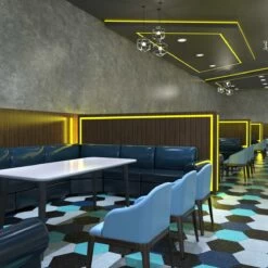 RGB LED Tape, Colour Changing 30 LEDs - 7.2w -LED Downlights Store slgledrgb12v lifestyle yellow light compressed 19