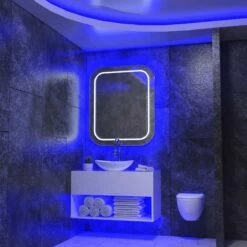 RGB LED Strip, IP65, 30 LEDs P/M 7.2w -LED Downlights Store slgledrgb12vip bathroom blue camera 2 compressed