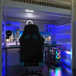 RGB, Colour Changing LED Strip Lighting Kit, 1-10m Long 12 RGB, Colour Changing LED Strip Lighting Kit, 1-10m Long -LED Downlights Store slgledrgb60 gaming room compressed blue scene 3