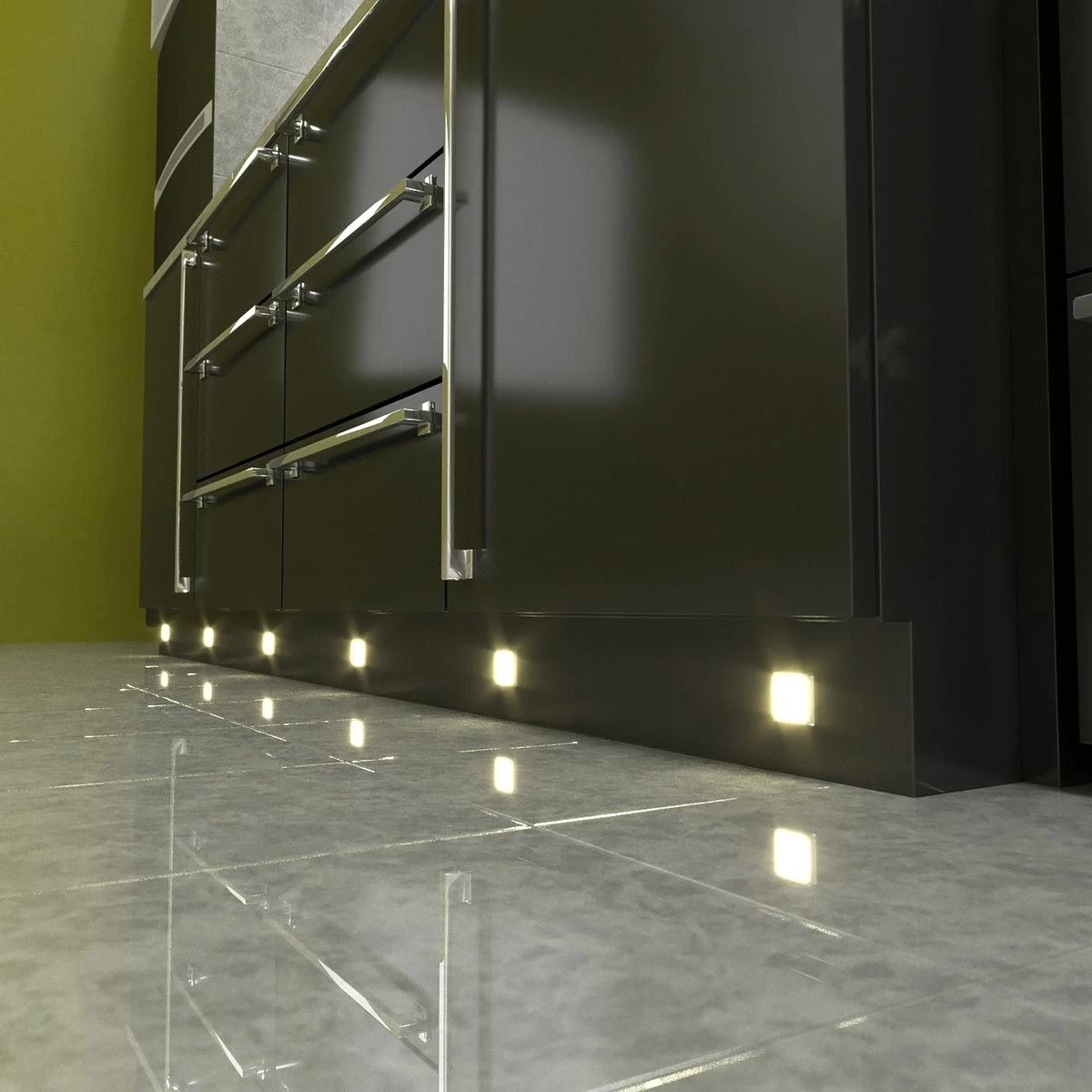 4 Pack - Square Ultra Bright LED Plinth Lights - Natural White Or Warm White 8 4 Pack - Square Ultra Bright LED Plinth Lights - Natural White Or Warm White - Image 8