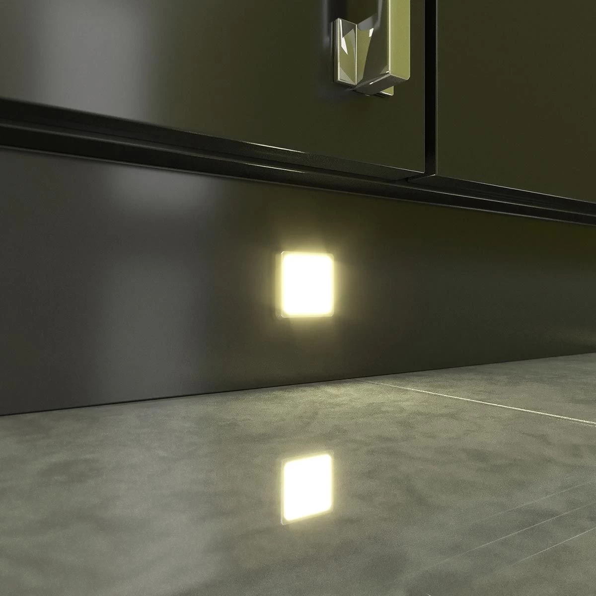 4 Pack - Square Ultra Bright LED Plinth Lights - Natural White Or Warm White 6 4 Pack - Square Ultra Bright LED Plinth Lights - Natural White Or Warm White - Image 6