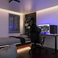 Pack Of 3 Shallow 7mm Recessed LED Aluminium Profiles, 2m Long 13 Pack Of 3 Shallow 7mm Recessed LED Aluminium Profiles, 2m Long -LED Downlights Store slgres2m bedroom workstation camera 5 compressed