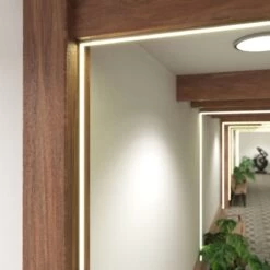 Pack Of 3 Shallow 7mm Surface Mounted LED Aluminium Profiles, 2m -LED Downlights Store slgsur led strip lifestyle hq.effectsresult scene 3 min