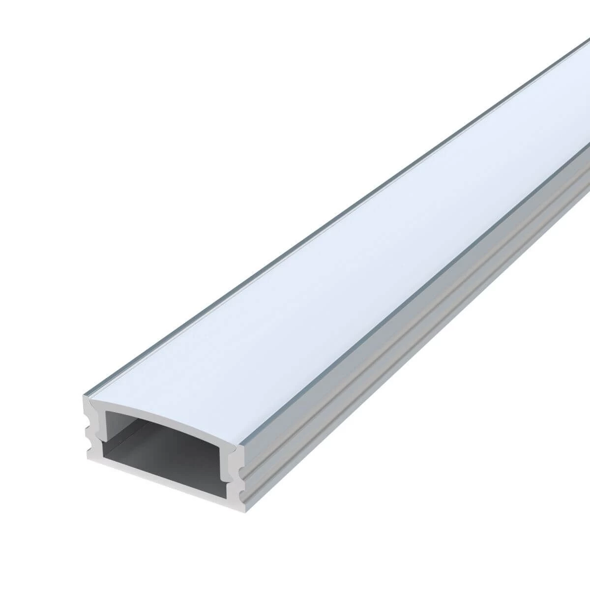 2m, Shallow 7mm Surface Mounted LED Aluminium Profile 1 2m, Shallow 7mm Surface Mounted LED Aluminium Profile