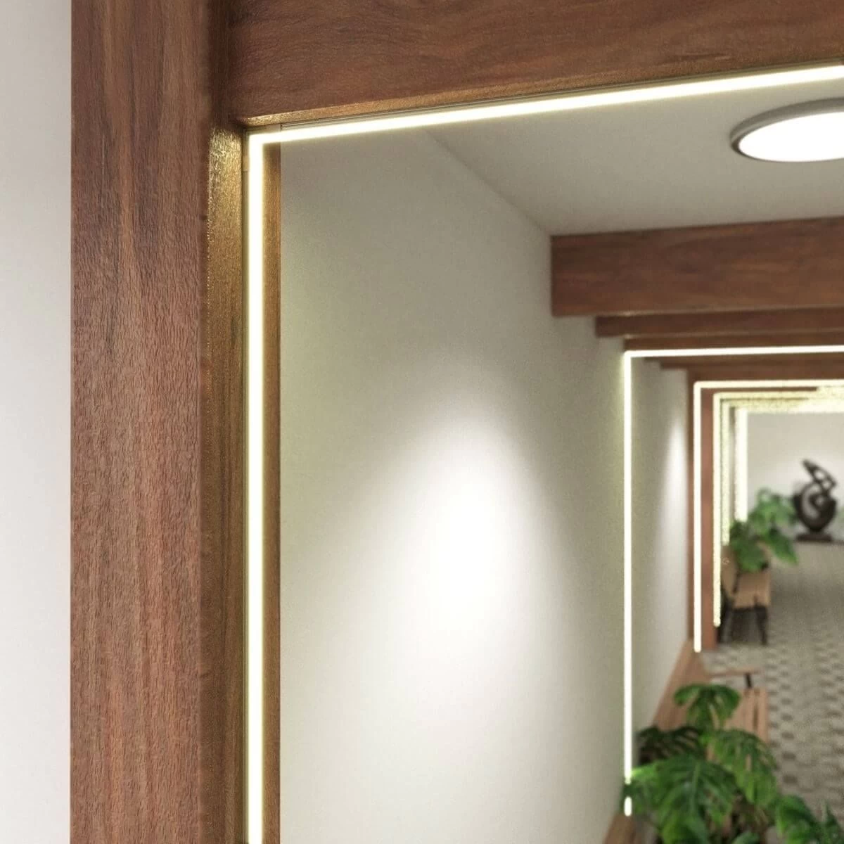 2m, Shallow 7mm Surface Mounted LED Aluminium Profile 5 2m, Shallow 7mm Surface Mounted LED Aluminium Profile - Image 5