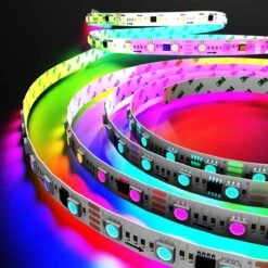 Digital, Pixel LED Strip Light, Chasing Effect - WS2811, 14.4w -LED Downlights Store strip ip20 14 4w rgb digital product light fx camera 3 compressed