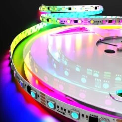 Digital, Pixel LED Strip Light, Chasing Effect - WS2811, 14.4w -LED Downlights Store strip ip20 14 4w rgb digital product light fx reel camera 3 compressed