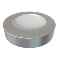 Mains Powered Brushed Chrome Surface/Recessed Mounted Under-Cabinet Light -LED Downlights Store surface mounted led cabinet light 2.6w