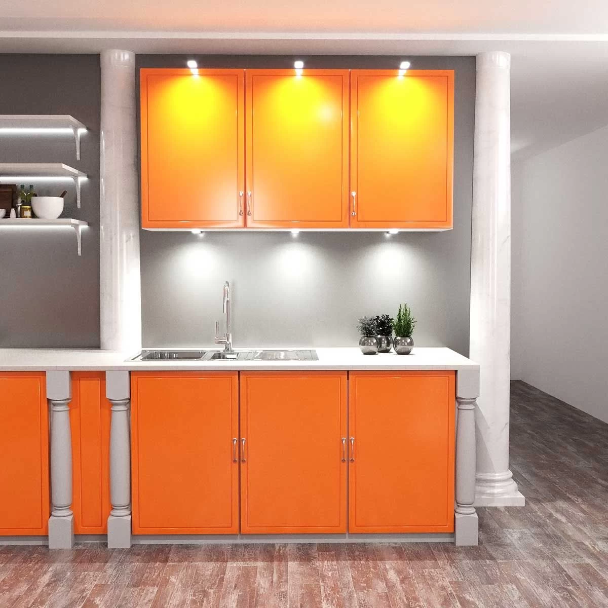 Pack Of 3 Sirius Grace LED Over/Under-Cabinet Lights With 8w LED Driver 8 Pack Of 3 Sirius Grace LED Over/Under-Cabinet Lights With 8w LED Driver - Image 8