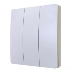 Wireless Kinetic Switch, White Finish - One, Two Or Three Gang 7 Wireless Kinetic Switch, White Finish - One, Two Or Three Gang -LED Downlights Store sy8992 3 gang kinetic switch