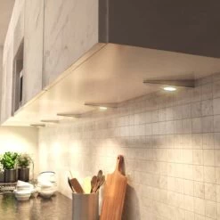 Pack Of 3 Super-Slim High Power 1.8w LED Triangle Cabinet Lights With Driver -LED Downlights Store sy9979 lifestyle 3000k compressed scene 2.1250 1
