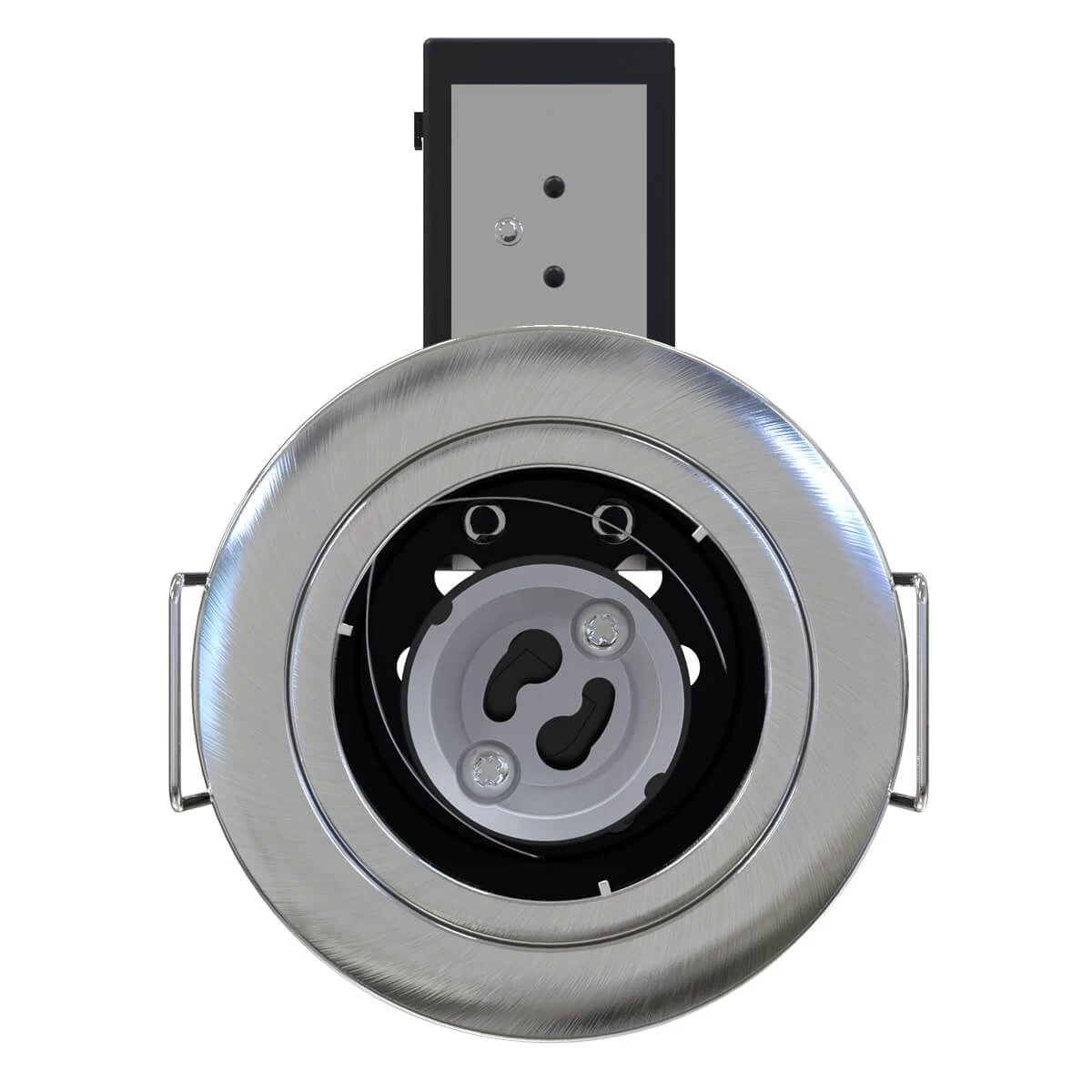 Pack Of 10 Fixed GU10 Fire Rated Downlights In A Brushed Chrome Finish 13 Pack Of 10 Fixed GU10 Fire Rated Downlights In A Brushed Chrome Finish - Image 13