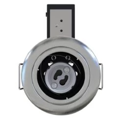 Pack Of 25 Fire Rated Fixed GU10 Downlights In A Brushed Chrome Finish 26 Pack Of 25 Fire Rated Fixed GU10 Downlights In A Brushed Chrome Finish -LED Downlights Store top die cast fire rated downlight without bulb 1