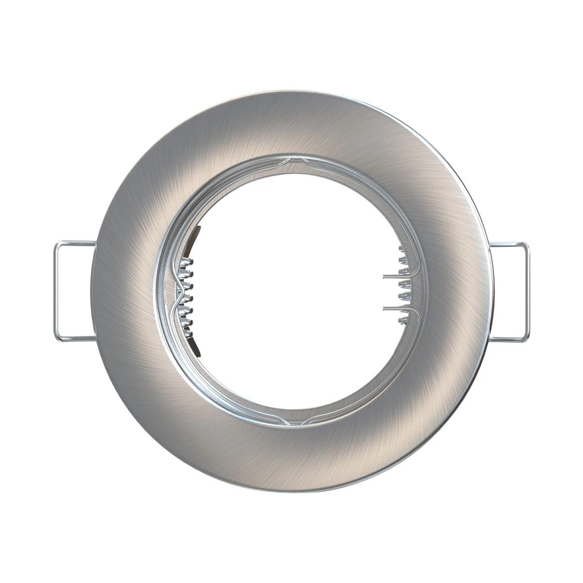 Pack Of 10 Recessed GU10 Spot Light In Brushed Chrome Finish 9 Pack Of 10 Recessed GU10 Spot Light In Brushed Chrome Finish - Image 9