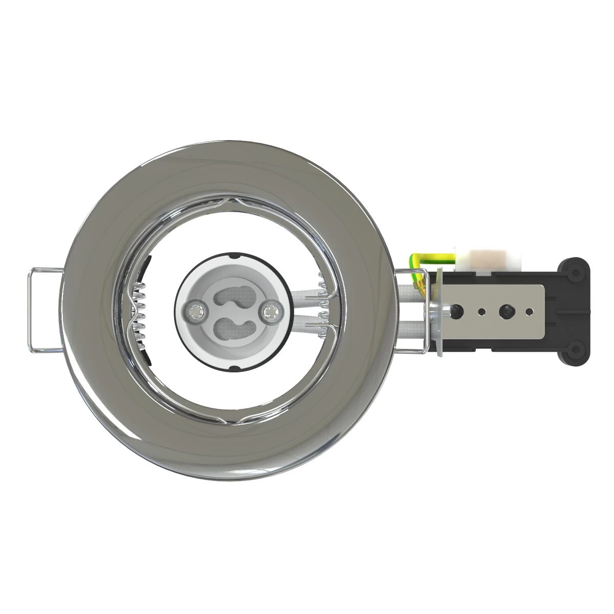 Pack Of 50 Recessed GU10 Spot Light In Chrome Finish 4 Pack Of 50 Recessed GU10 Spot Light In Chrome Finish - Image 4