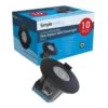 Pack Of 10, 8w LED Fire Rated Downlight, Matt Black Bezel