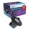 Pack Of 25, 8w LED Fire Rated Downlight, Matt Black Bezel