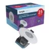 Pack Of 25 8w LED Fire Rated Downlight, White Bezel