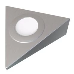 5 Pack - 230v, Mains Powered Triangle Under Cabinet Light -LED Downlights Store triangle shaped mains powered led cabinet light 1 1