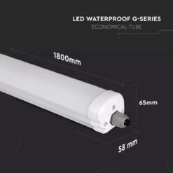 6FT Waterproof IP65 LED Batten Light, Cool Or Natural White 10 6FT Waterproof IP65 LED Batten Light, Cool Or Natural White -LED Downlights Store vt 180 04