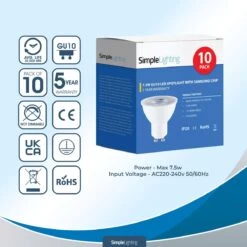 LED Downlights Store -LED Downlights Store vt 292 10pk layout 1